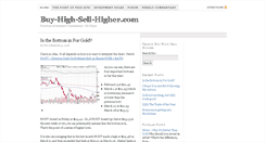 Desktop Screenshot of buy-high-sell-higher.com